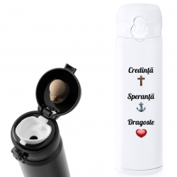 Termos alb Paradis, Credinta, Speranta,Dragoste